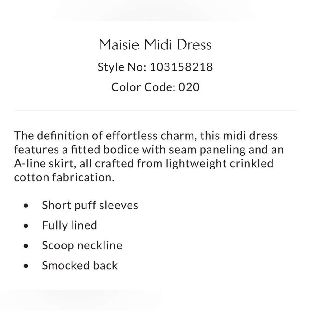 NWT Free People Maisie Embroidered Midi Dress - Medium - Picture 10 of 12